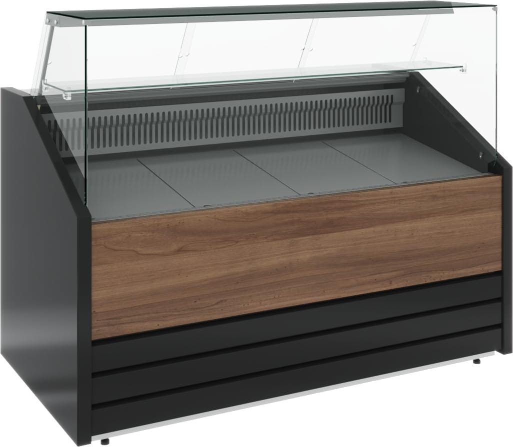 Холодильная витрина CARBOMA COLORE GC75 VM 1,5‑1 динамика 9006‑9003 