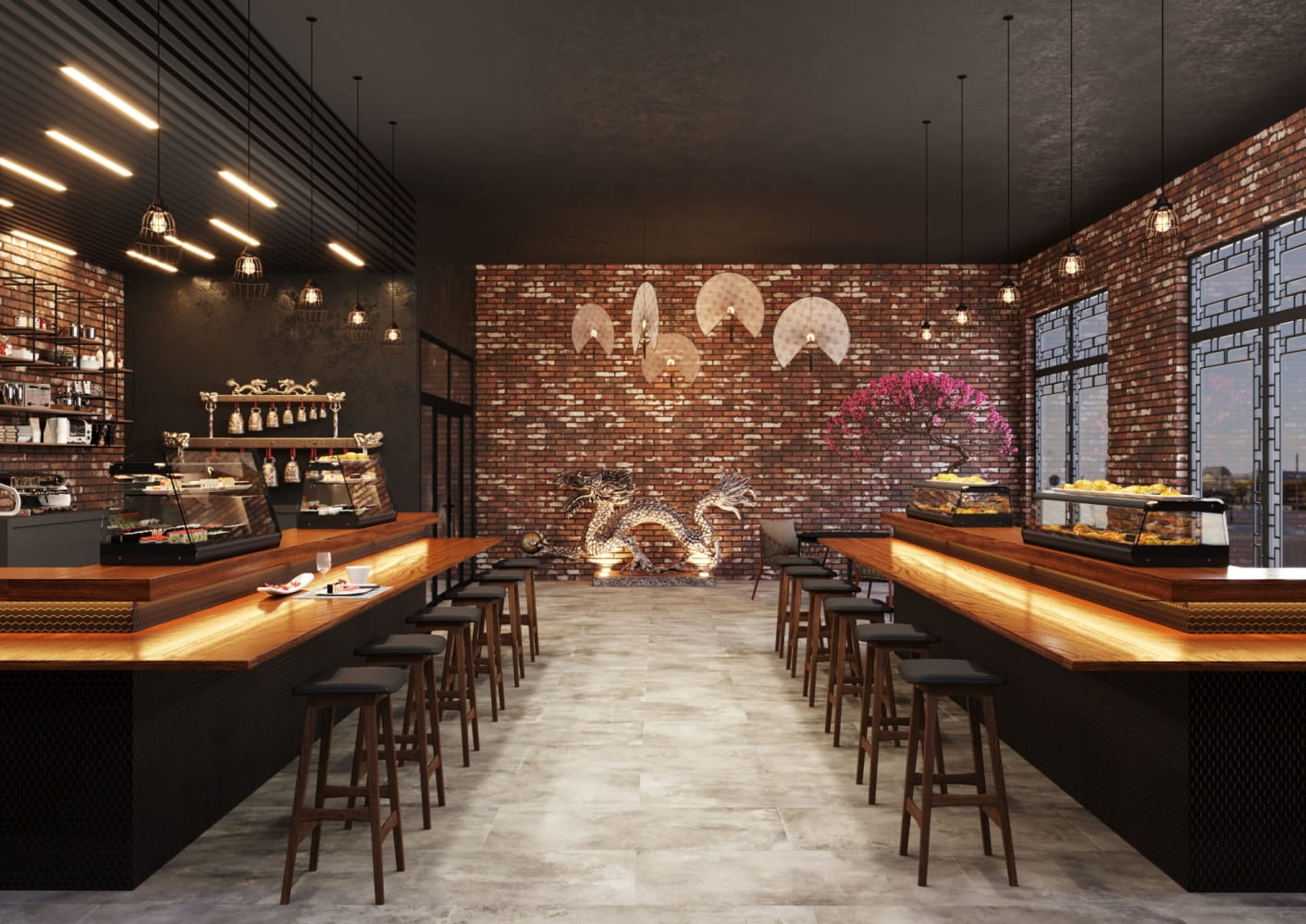Нейтральная витрина CARBOMA AZHA AC38 N 1,0‑1 