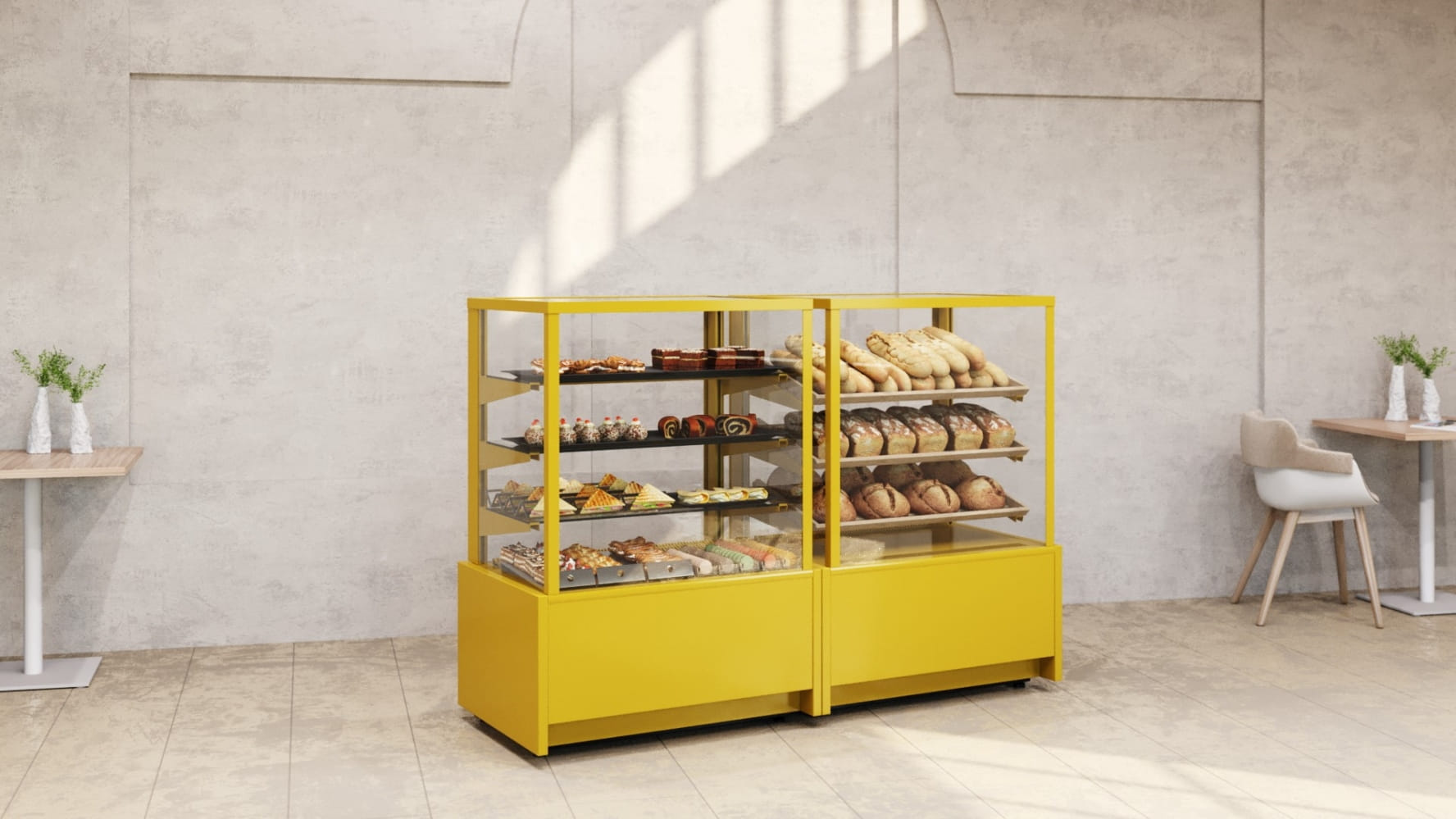 Хлебная витрина CARBOMA CUBE LIGHT KC70 N 0,6‑1 
