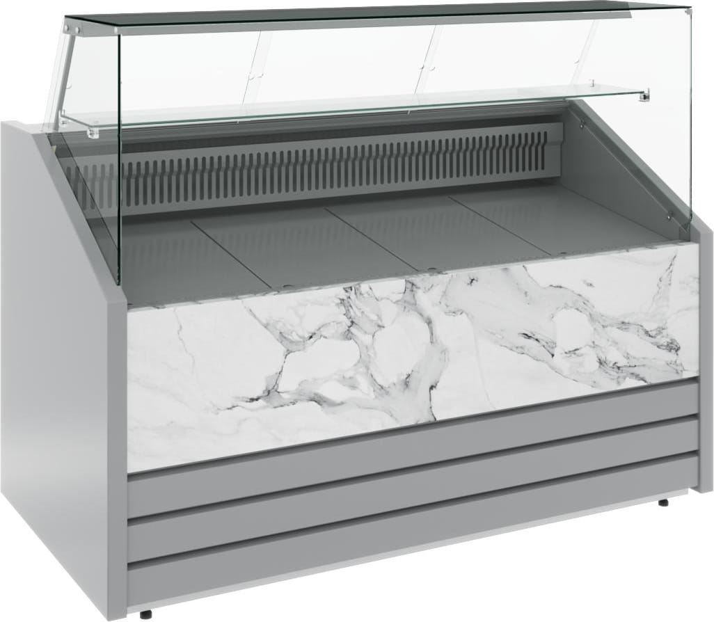 Холодильная витрина CARBOMA COLORE GC75 VM 1,5‑1 динамика 9006‑9003 