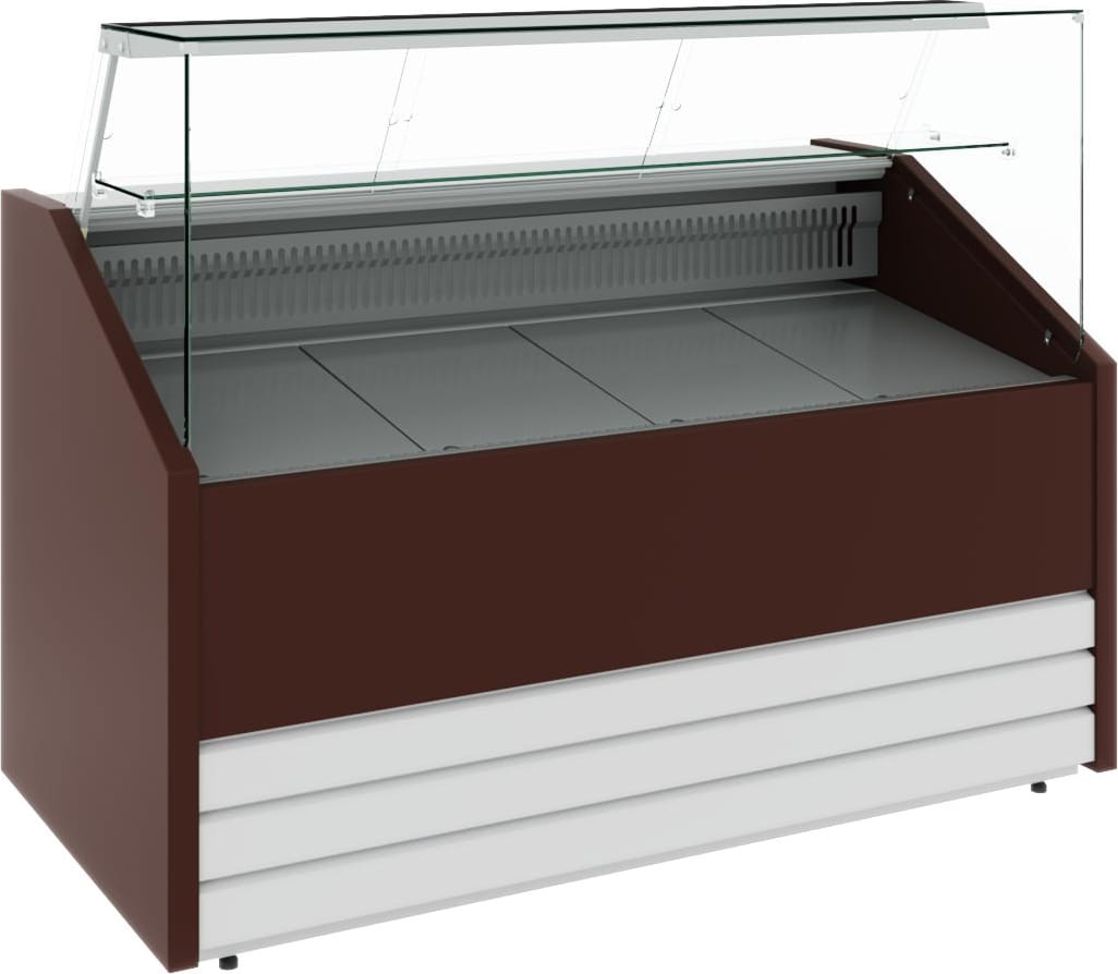 Холодильная витрина CARBOMA COLORE GC75 VM 1,5‑1 динамика 9006‑9003 