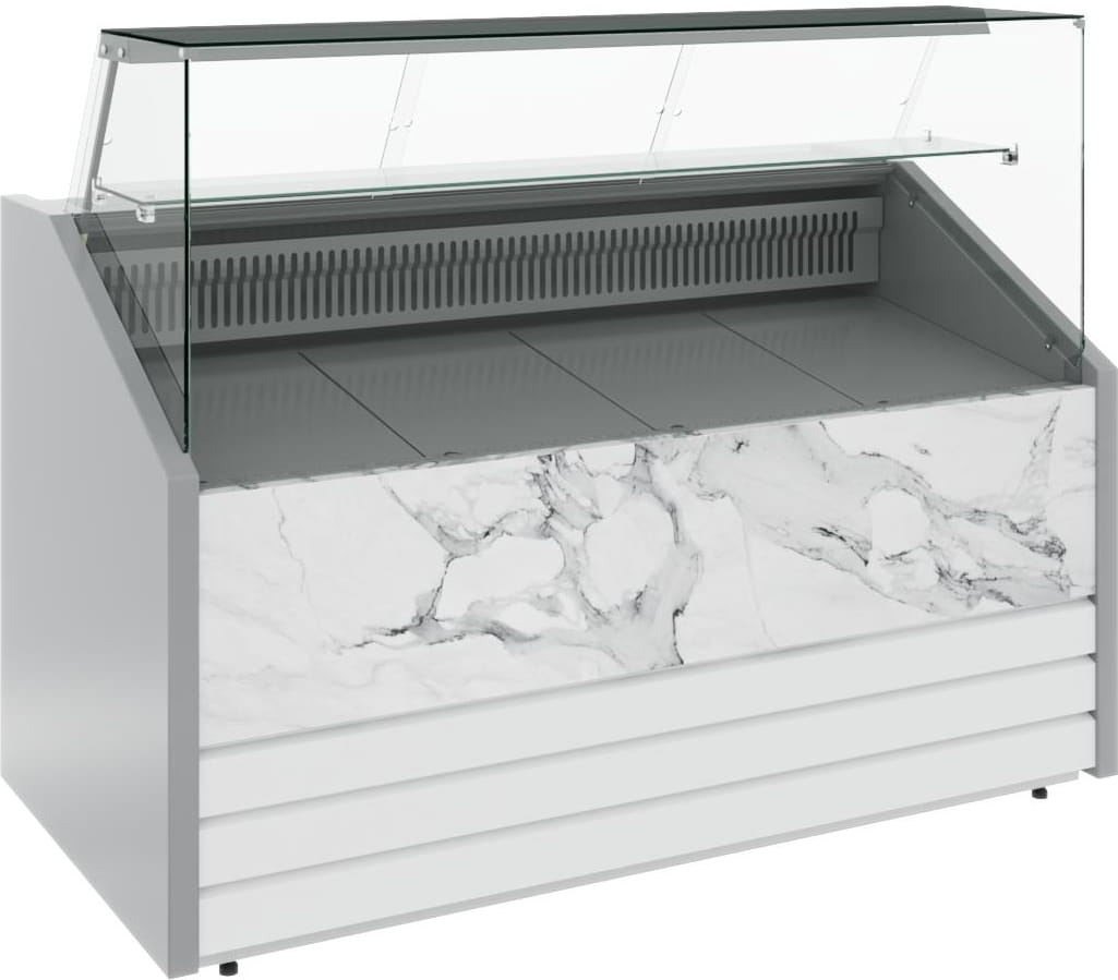 Холодильная витрина CARBOMA COLORE GC75 VM 1,5‑1 динамика 9006‑9003 